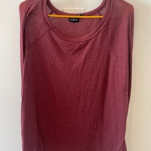 Out from under red long sleeve